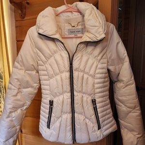 Winter white puffer jacket